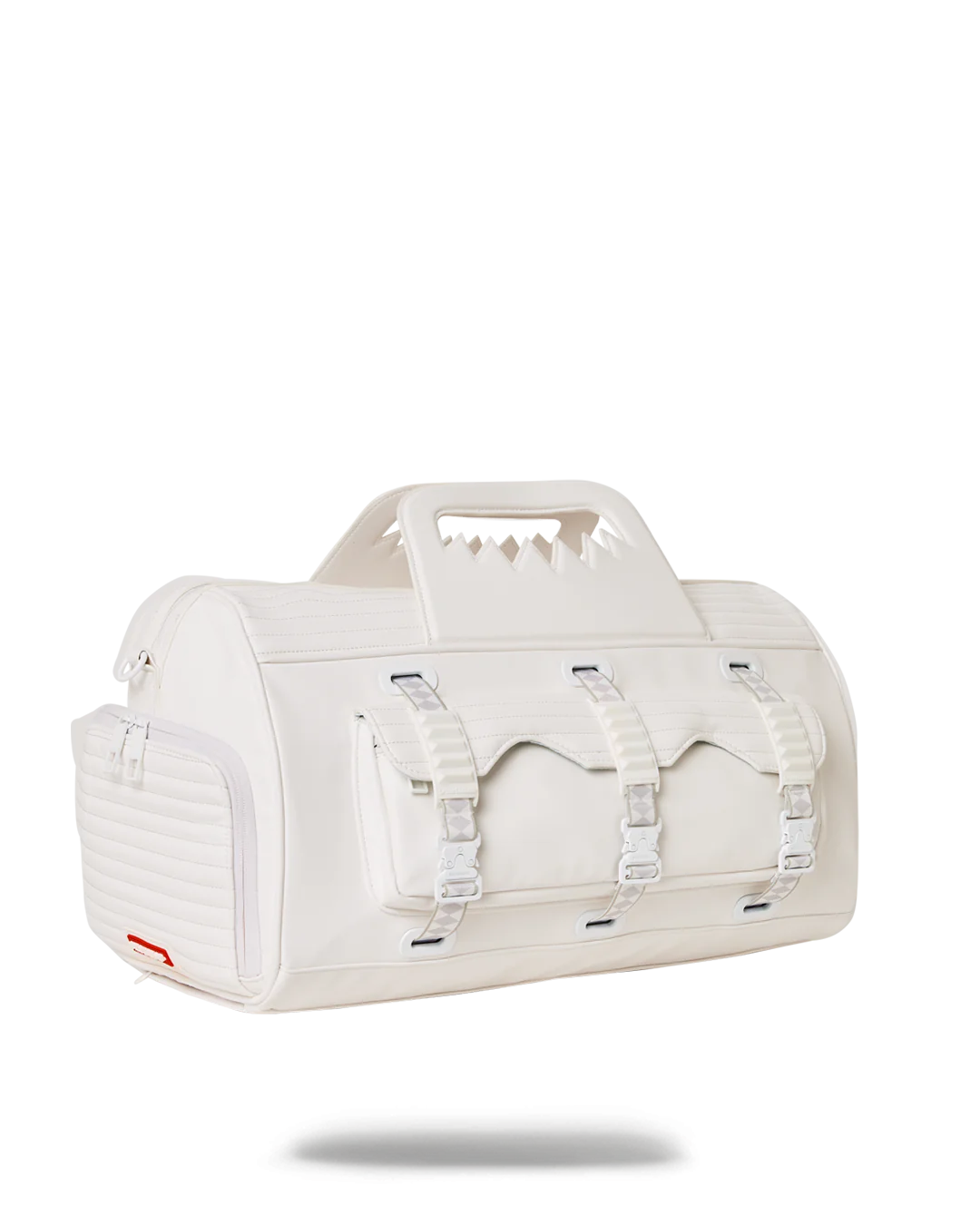 Sprayground Shoulder Bag Future Traveler Duffel White D4236 H 14.5” x W 20” D 11”