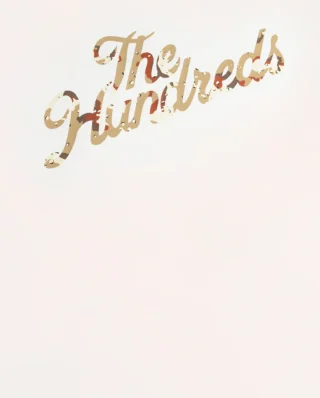 THE HUNDREDS DELTA SLANT T-SHIRT WHITE HUNT25S101021 - THE HUNDREDS