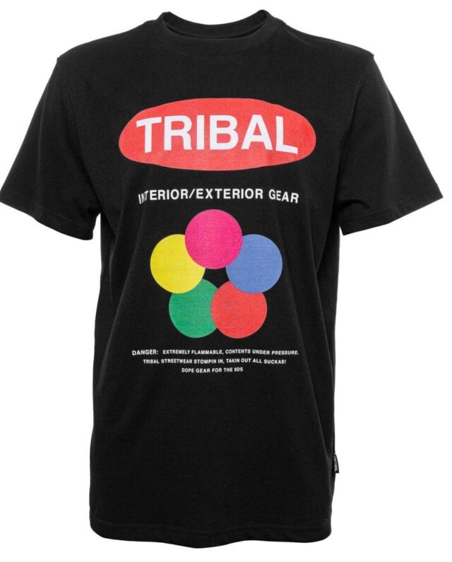 TRIBAL TRILON T-SHIRT BLACK TR3047-005 - Tribal