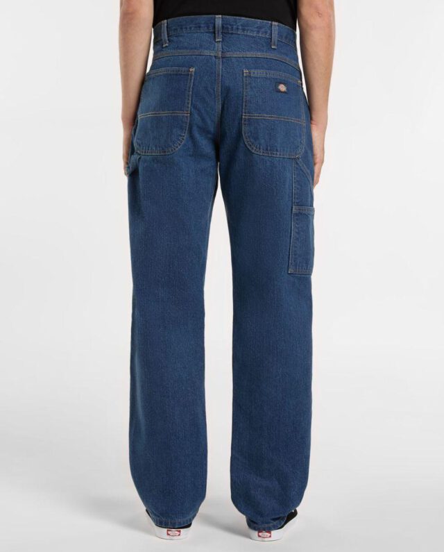 DK001993C7K1-2_1_19 Dickies Denim Relaxed Utility Jeans Indigo Blue DK001993C7K1 - DICKIES