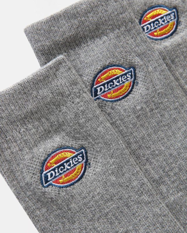 Dickies DK0A4X82GYM1 Valley Grove Socks Grey Melange - DICKIES