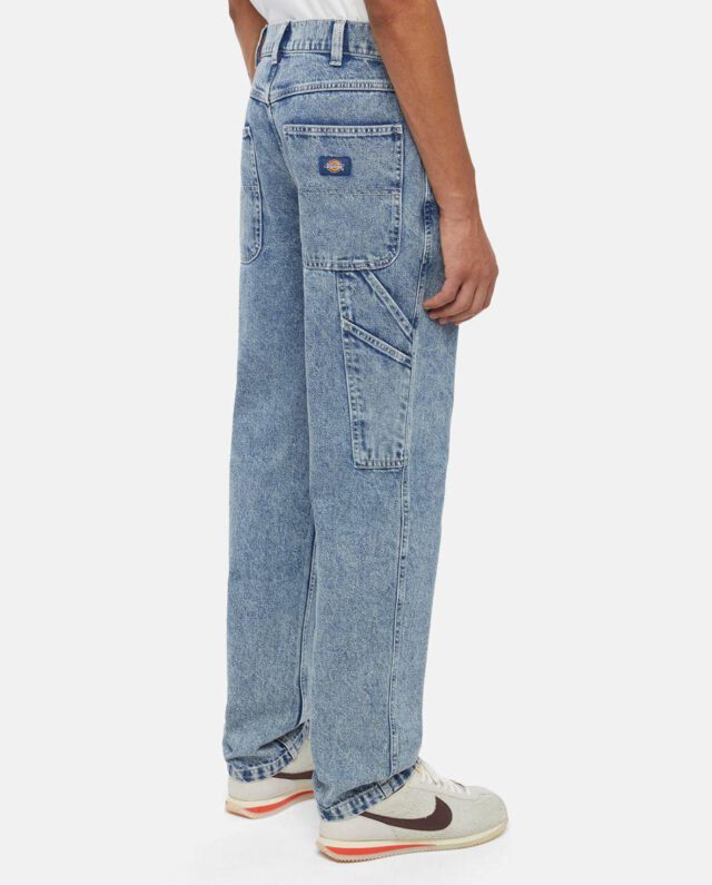 Dickies Garyville Denim Trousers Blue Marble DK0A4XECJ781 - DICKIES
