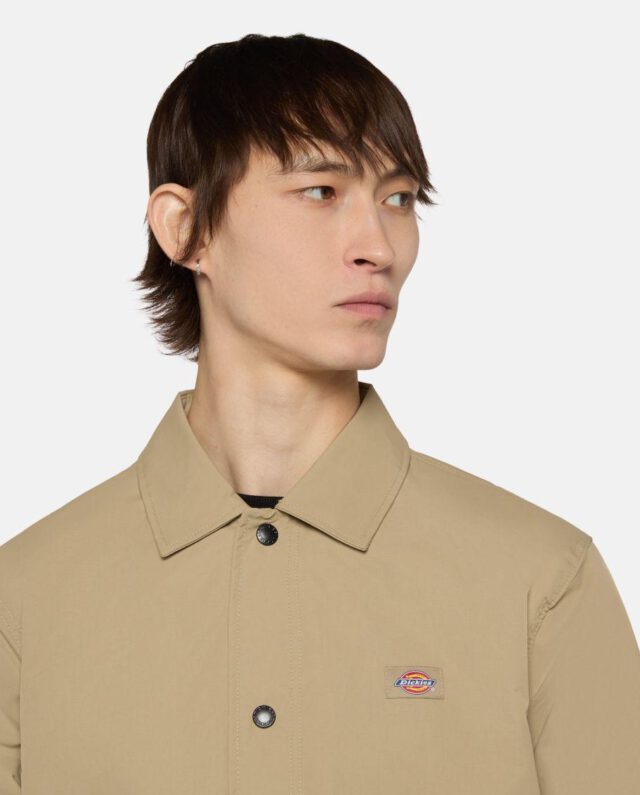 Dickies Oakport Coach Jacket Khaki DK0A4XEWKHK1 - DICKIES