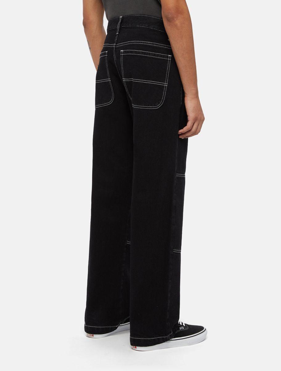 Dickies Double Knee Denim Trousers Black DK0A4Y3FL9D1 - Image 4