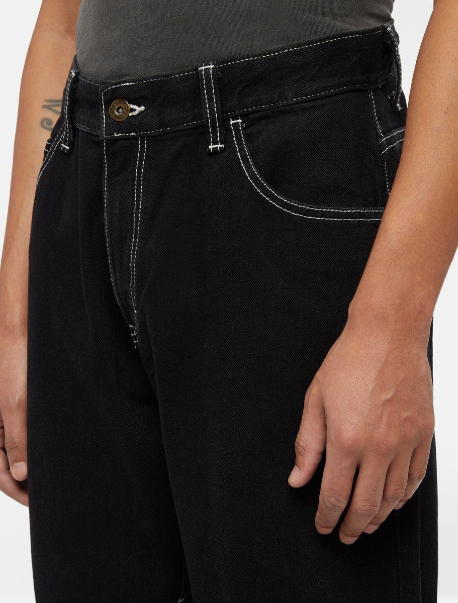 Dickies Double Knee Denim Trousers Black DK0A4Y3FL9D1 - Image 7