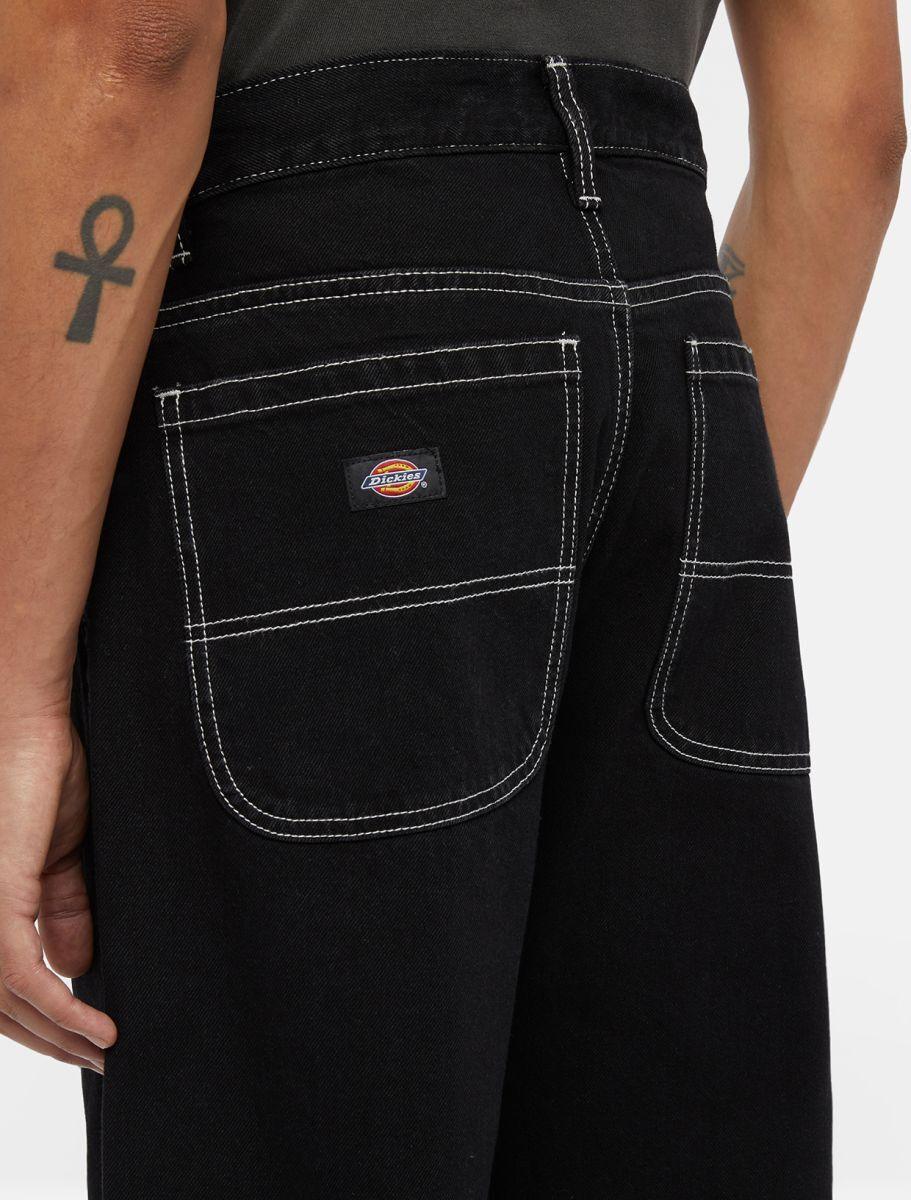 Dickies Double Knee Denim Trousers Black DK0A4Y3FL9D1 - Image 5