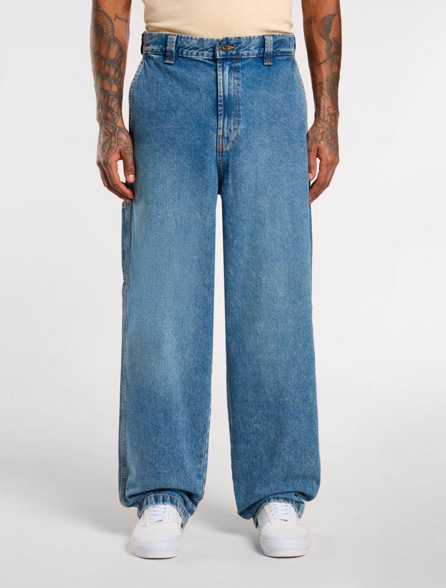 Dickies Madison Baggy Fit Denim Trousers Light Blue DK0A4YECK211 - DICKIES