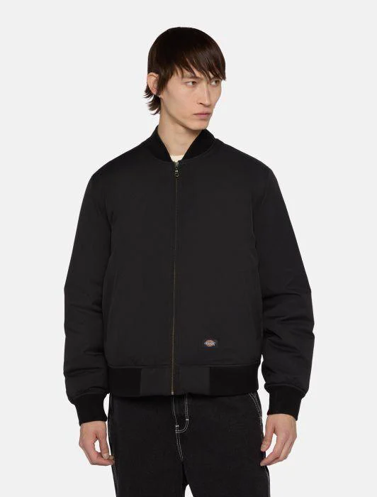 Dickies Plains Bomber Jacket Black DK0A4Z4MBLK1 - DICKIES