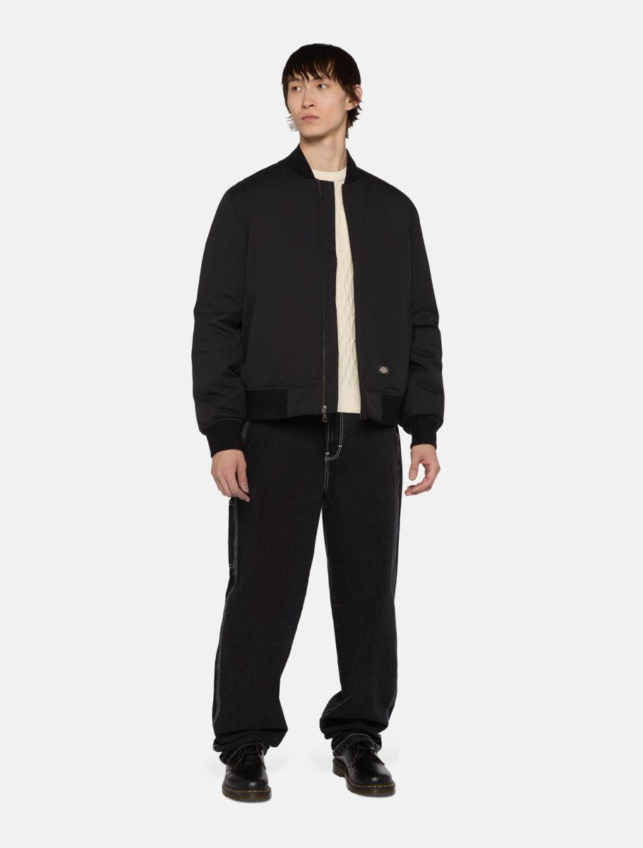 Dickies Plains Bomber Jacket Black DK0A4Z4MBLK1 - Image 5