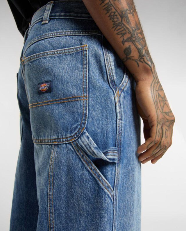 DICKIES LOOSE DENIM PAINTER RINSED FADE DK0A4Z6RK211 - DICKIES