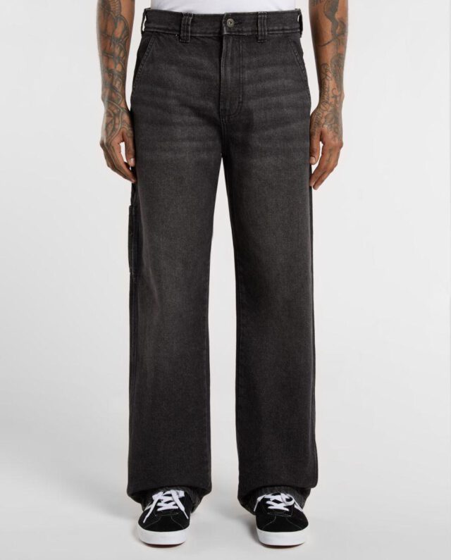 DICKIES STEVENSVILLE CARPENTER BLACK WASH DK0A863TL241 - DICKIES
