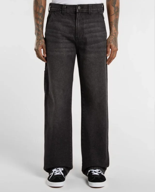 DICKIES STEVENSVILLE CARPENTER BLACK WASH DK0A863TL241 - DICKIES