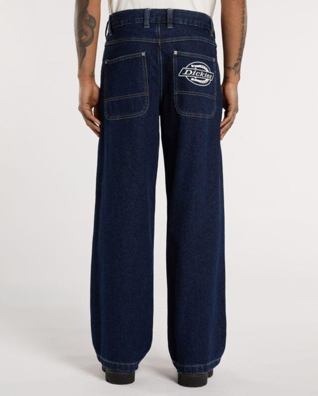 DICKIES HILHAM DENIM KHAKI TNTD DARK INDIGO DK0A87NK0DD1 - DICKIES