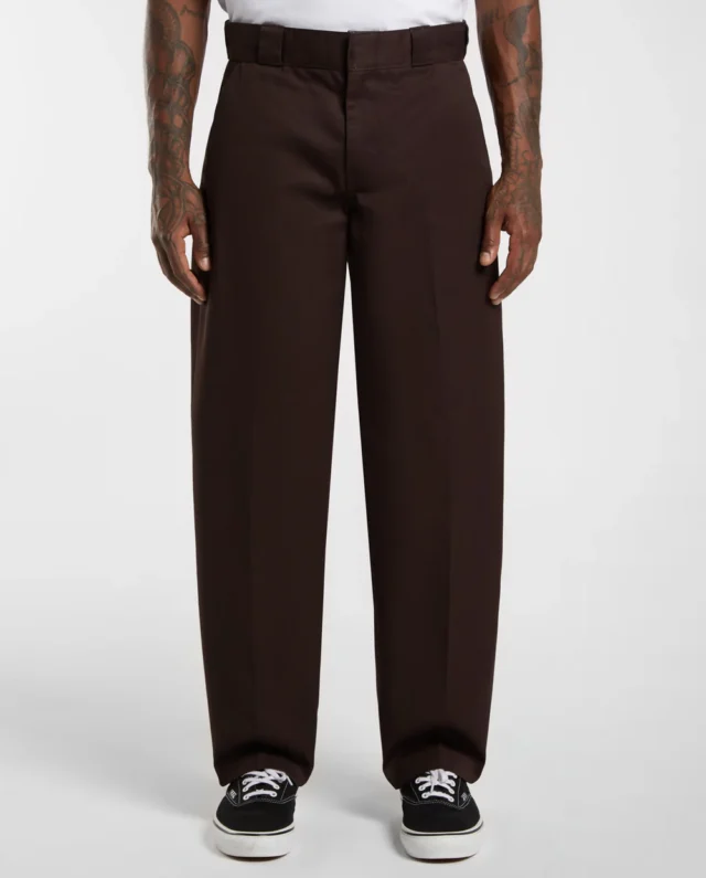 DICKIES 877 BARREL WORK PANT DARK BROWN DK0A8E4N0DB1 - DICKIES