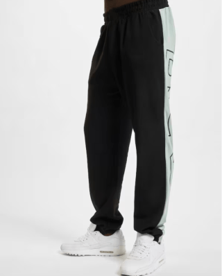 DANGEROUS DNGRS CUMULUS BIG PRINT SWEATPANTS BLACK/GREY - Dangerous DNGRS