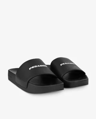 PEGADOR LOGO SLIDE BLACK WHITE 3817-001/004-U-GR - PEGADOR