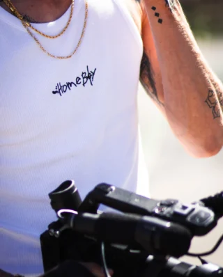 Homeboy Tank Top ACHSEL H. White 01TS4001-11 - HOMEBOY