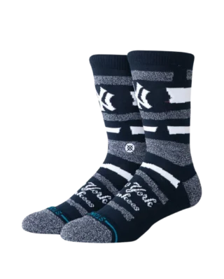 Stance x MLB NY Yankees Squeeze Crew Socks A555A25SQN-NVY
