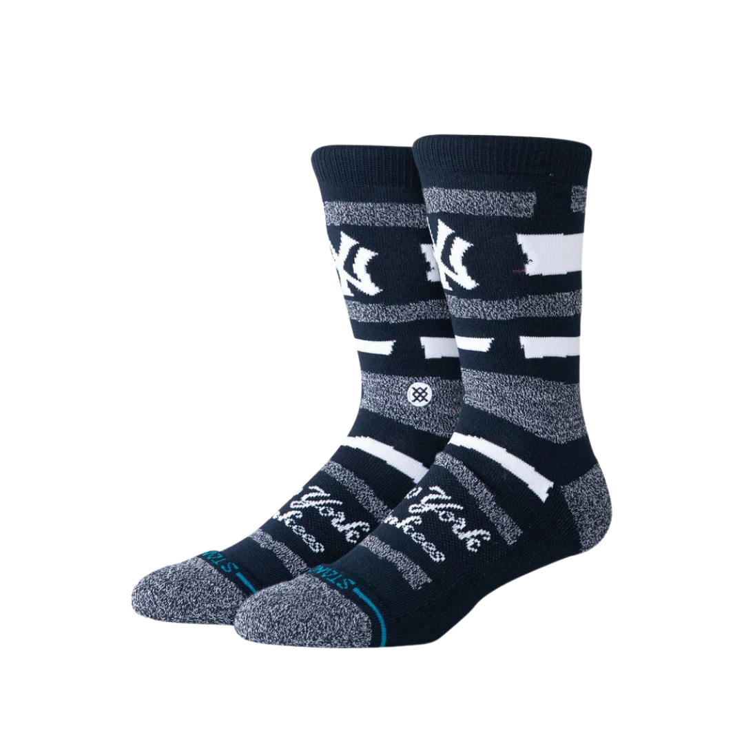 Stance x MLB NY Yankees Squeeze Crew Socks A555A25SQN-NVY