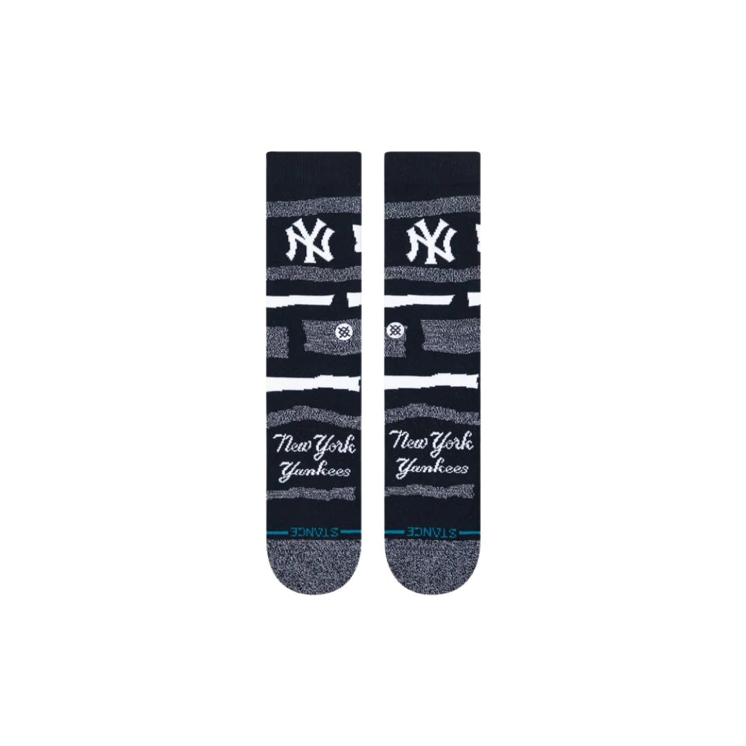 Stance x MLB NY Yankees Squeeze Crew Socks A555A25SQN-NVY - Image 2