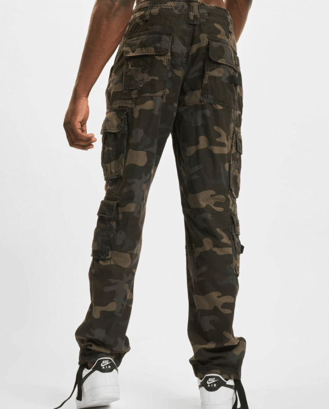 BRANDIT PURE SLIM FIT TROUSERS DARKCAMO 1016.4 - Brandit