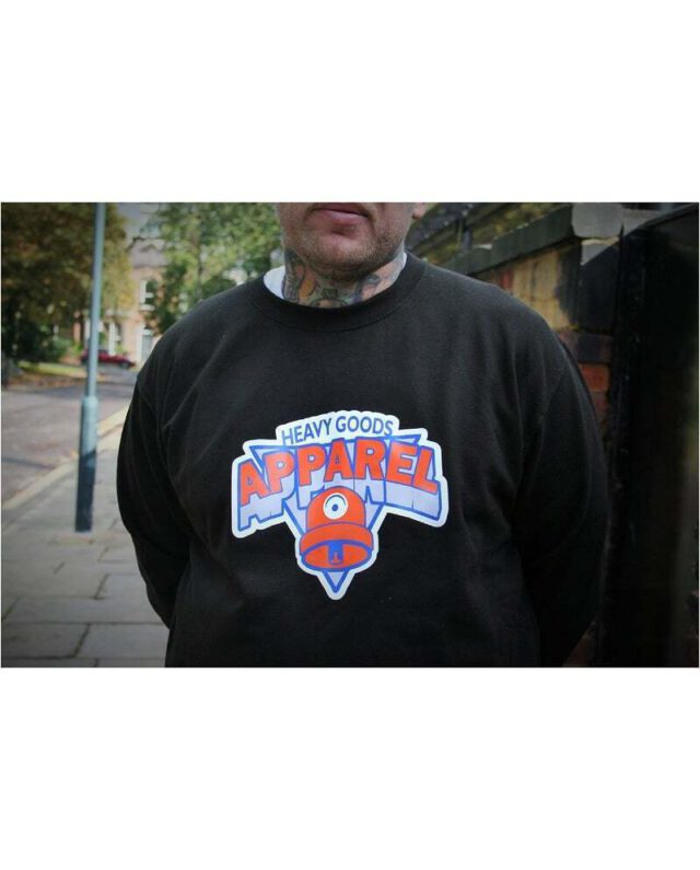 HEAVY GOODS EASTERN CONFERENCE SWEATER BLACK - Heavy Goods