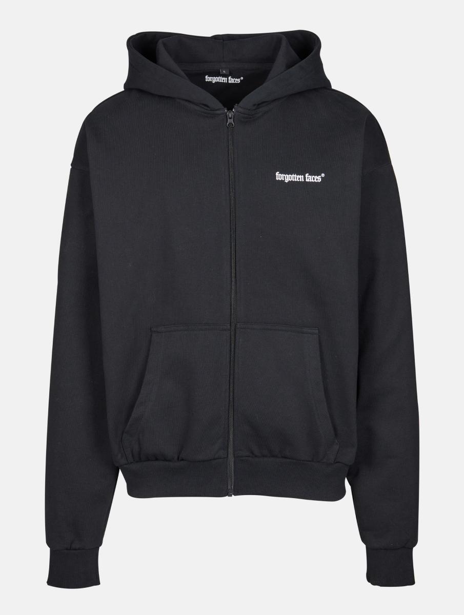 Forgotten Faces Flowered Skull Heavy Oversize Zip Hoodie FOF0138-00007 - Image 4