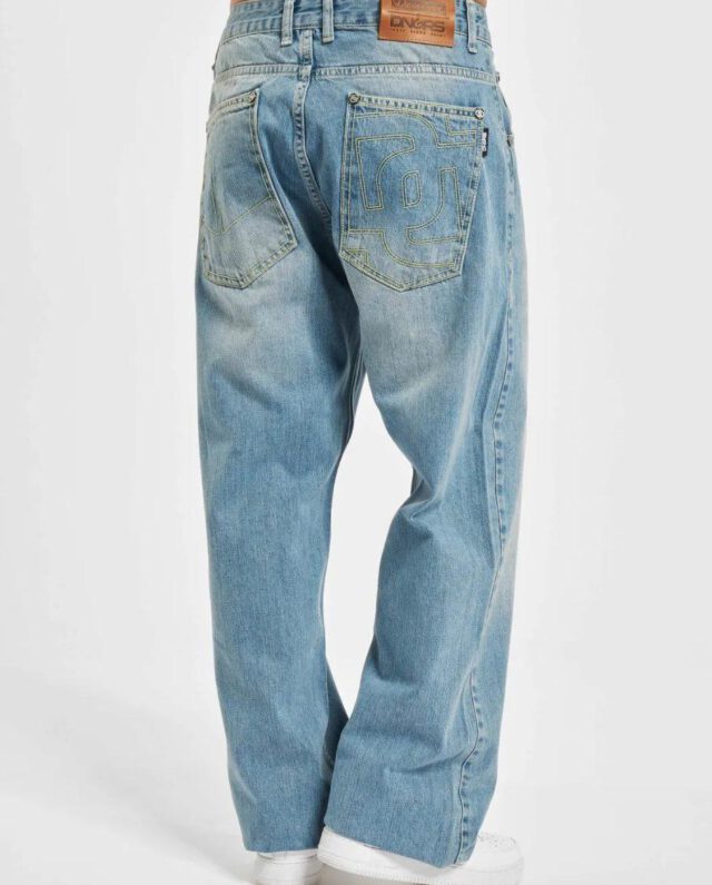 EHEETYYEE DANGEROUS DNGRS HOMIE BAGGY JEANS LIGHT BLUE - Dangerous DNGRS