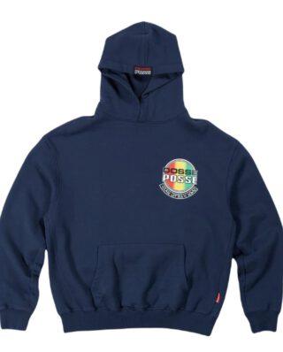 Dosse Posse Rasta Dot Hooded Sweatshirt Indigo Navy DP-011