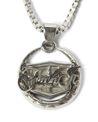 Huf Emblem Pendant Silver AC01115-SILVR-O/S - HUF