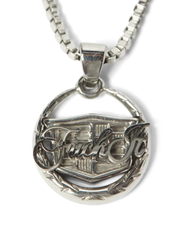 EMBLEM-PENDANT_SILVER_AC01115_SILVR_01_1200x Huf Emblem Pendant Silver AC01115-SILVR-O/S - HUF