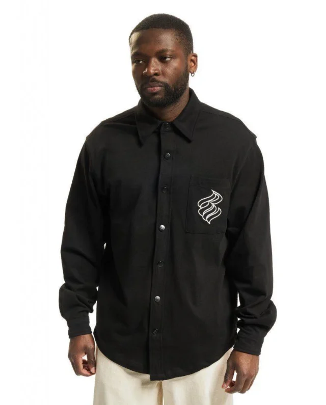 ROCAWEAR SHIRT POISON PARADISE BLACK