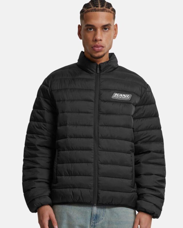 Karl Kani Sport Patch Light Puffer Jacket Black Black Km243-014-1 