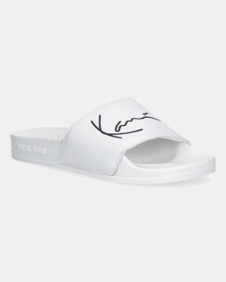 KARL KANI POOL SLIDE WHITE/BLACK KKSLDSM000001