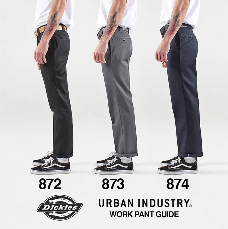 DICKIES 873 SLIM STRAIGHT WORK CHINO PANT DK0WP873B841 BRONZE MIST - Image 6