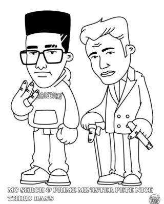 URBAN MEDIA HIP HOP COLORING COLOURING BOOK - publikat