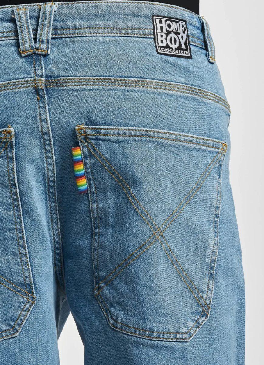 Homeboy X-tra Baggy Denim Moon 01PA0379 Light Blue - Image 3