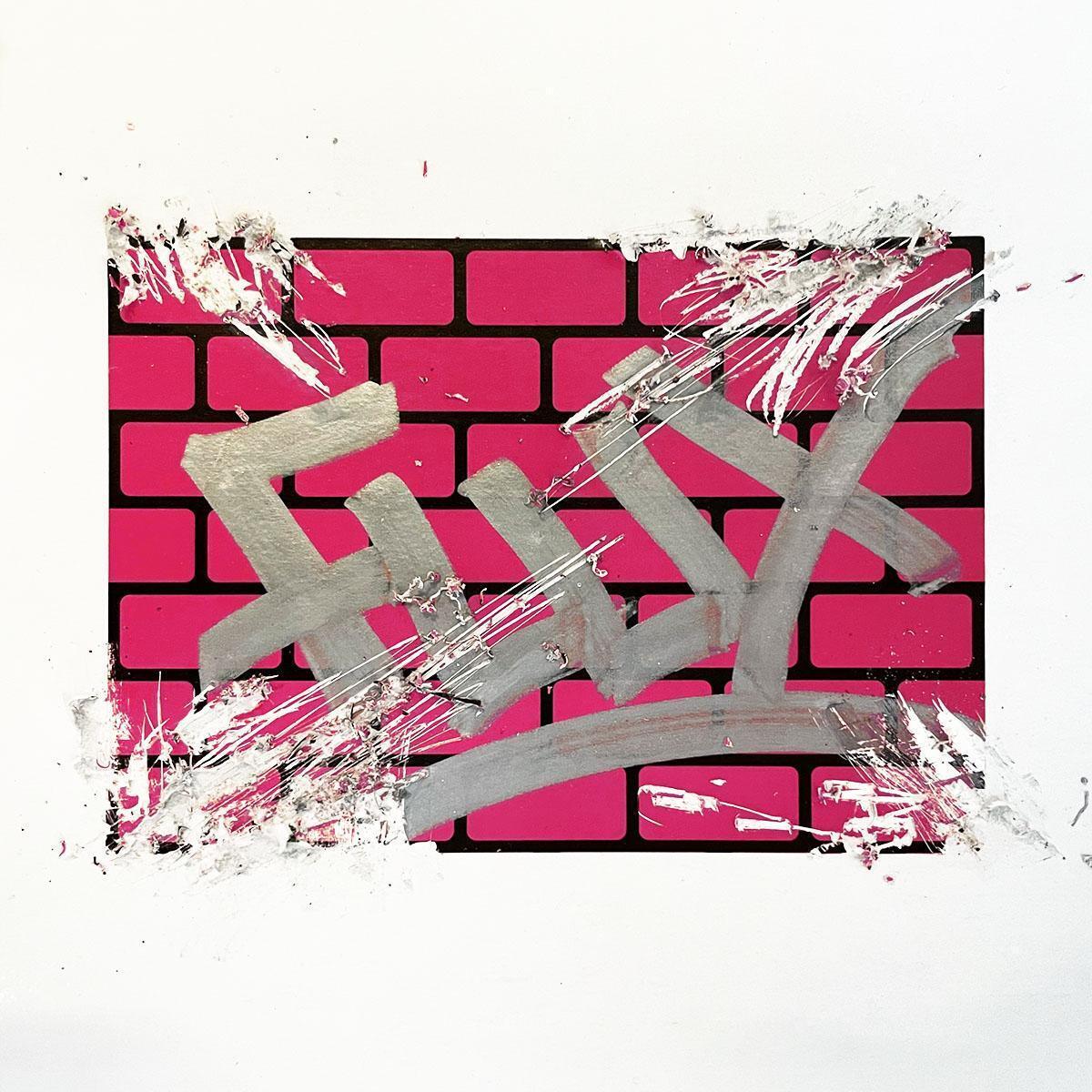 FLUX EGGSHELL STICKERS 50 PCS BRICKS MAGENTA 7,4 x 10,5 cm - Image 2