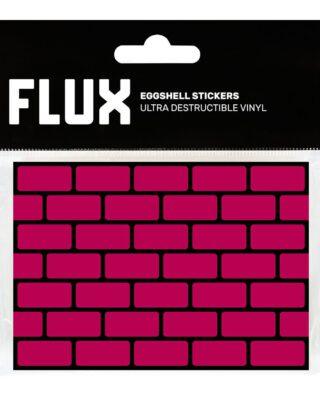 FLUX EGGSHELL STICKERS 50 PCS BRICKS MAGENTA 7,4 x 10,5 cm