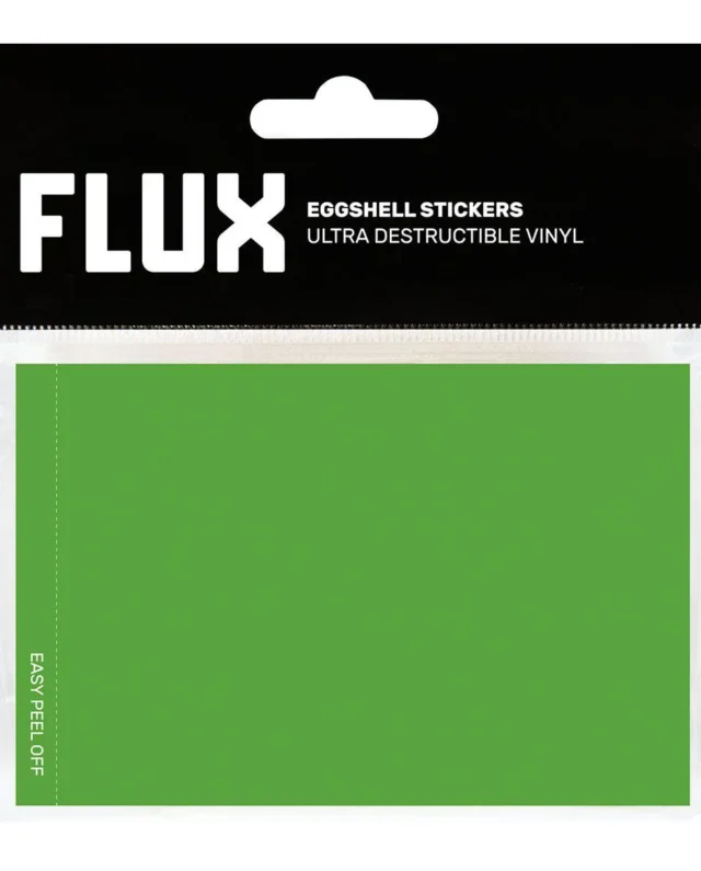 FLUX EGGSHELL STICKERS 50 PCS GREEN - FLUX