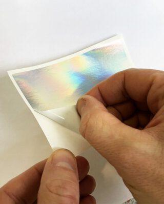 FLUX EGGSHELL STICKERS 50 PCS HOLOGRAM 7,4 x 10,5 cm - FLUX