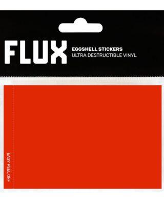 FLUX EGGSHELL STICKERS 50 PCS 7.4 x 10.5 CM RED