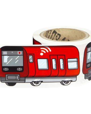 FLUX SYSTEM STICKERS COPENHAGEN S-TRAIN 200 PCS 14×7 CM - FLUX
