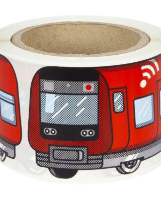 FLUX SYSTEM STICKERS COPENHAGEN S-TRAIN 200 PCS 14×7 CM