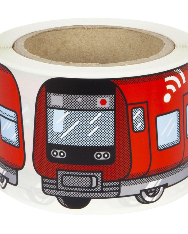 FLUX SYSTEM STICKERS COPENHAGEN S-TRAIN 200 PCS 14×7 CM