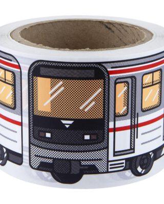 FLUX SYSTEM STICKERS PRAGUE METRO 200 PCS 14×7 CM