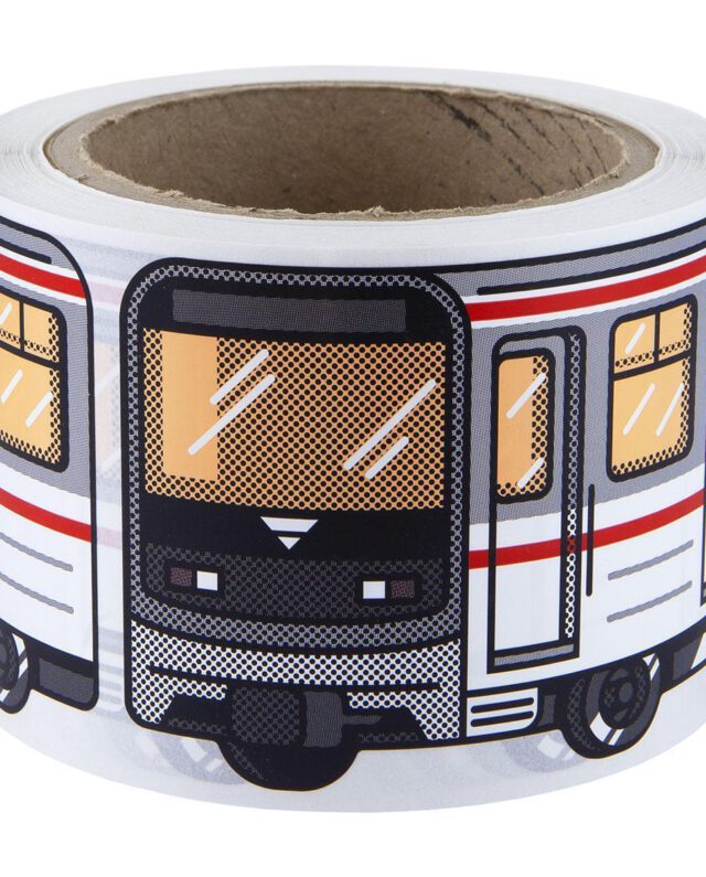 FLUX SYSTEM STICKERS PRAGUE METRO 200 PCS 14×7 CM