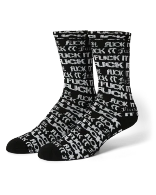 HUF FUCK IT FLYER SOCK BLACK SK00909-BLACK