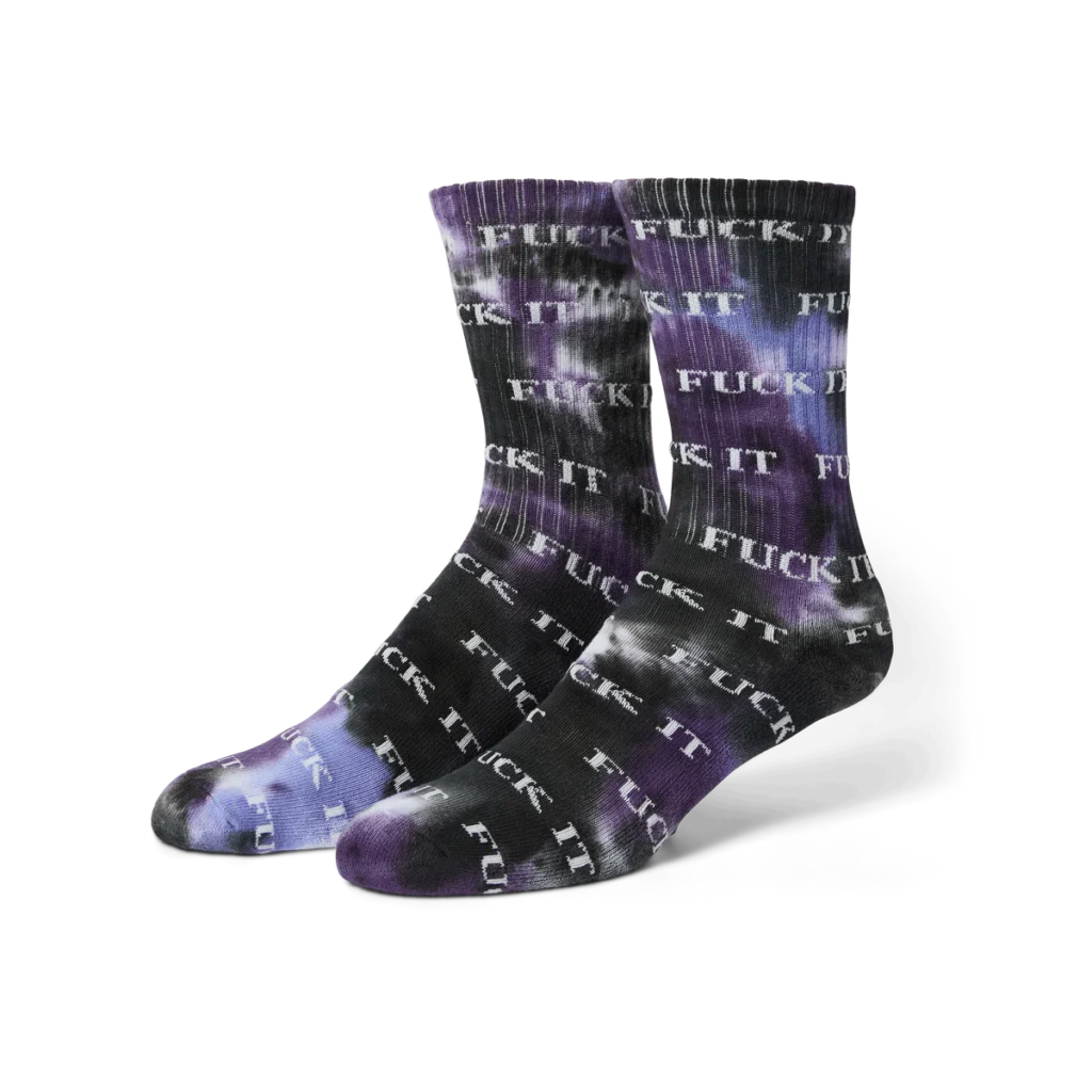 HUF Fuck It Tiedye Sock Purple SK00915-PURPL