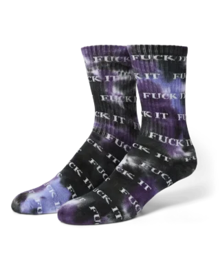 HUF Fuck It Tiedye Sock Purple SK00915-PURPL